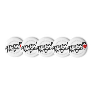 Set of pin buttons
