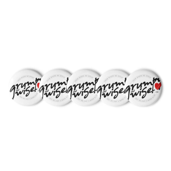 Set of pin buttons